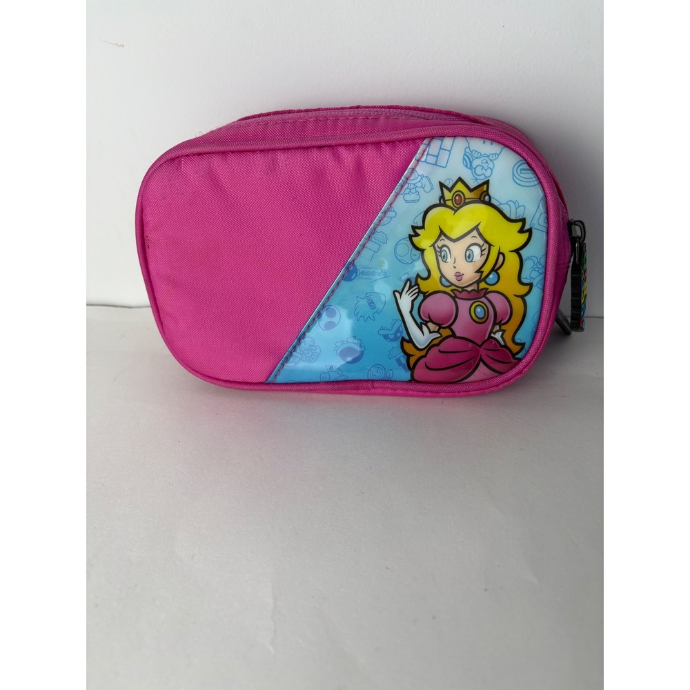 Nintendo PowerA Princess Peach DS Case Pink Super Mario 2012 Travel Pouch